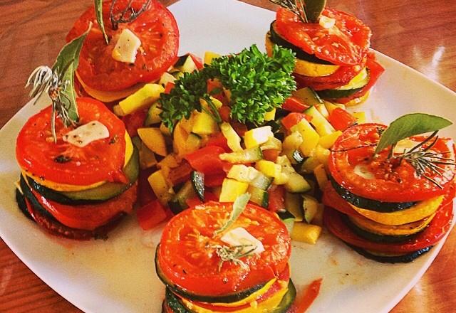 Tian tomates-courgettes