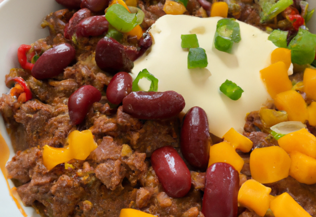 Chili con carne gourmand