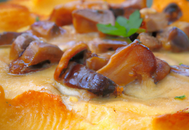 Gratin dauphinois aux girolles