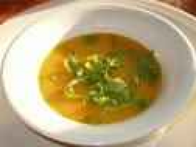 Soupe carottes, patates, orange