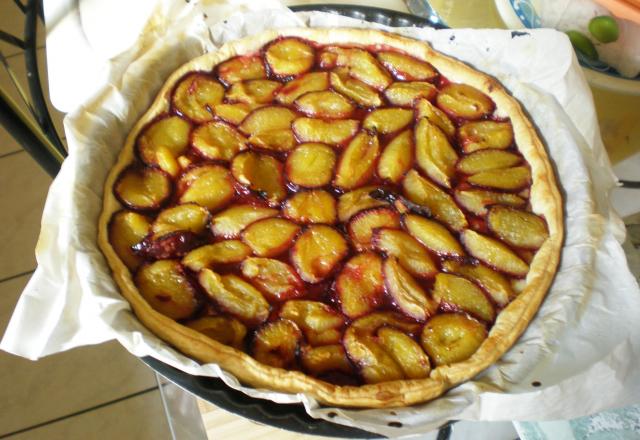 Tarte aux prunes facile