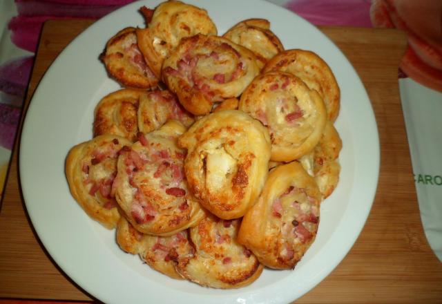 Roulé aux lardons ou aux fromages