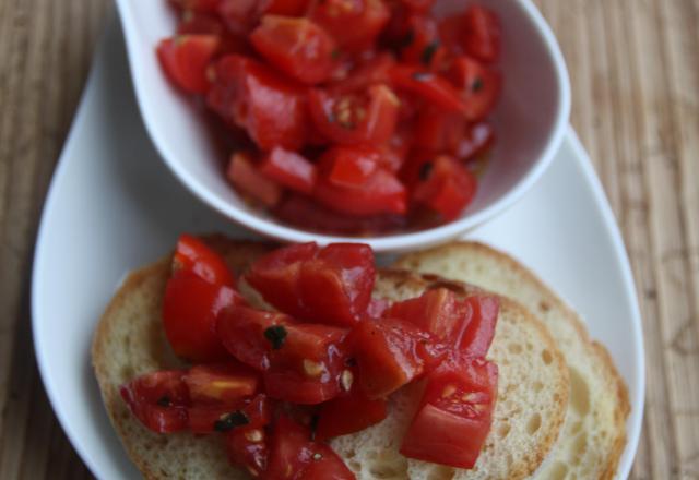 Bruschetta à la tomate traditionnelle