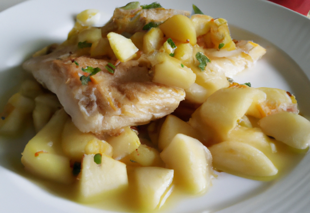 Sauté de poisson aux pommes