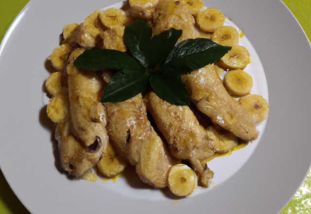 Poulet à la banane