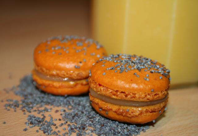 Macarons citron pavot