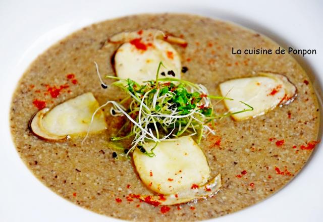 Veloute aux champignons des bois