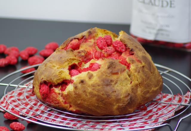 Brioche des rois aux pralines roses