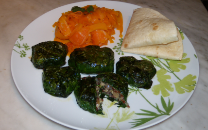 Petites bouchées, quinoa et épinards