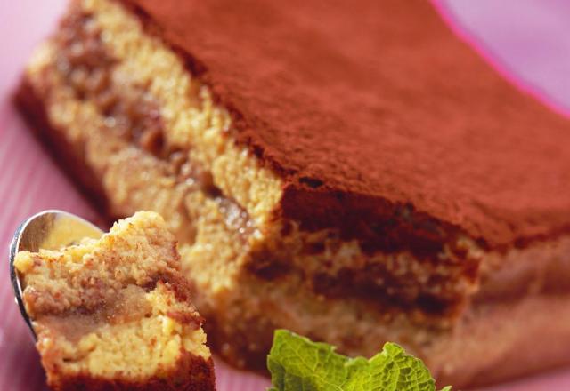 Tiramisu saveur tofou et rhum