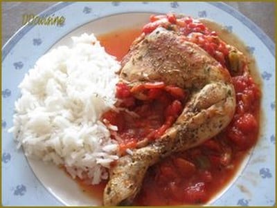 Poulet basquaise de chef