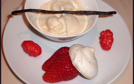 Glace à la vanille onctueuse