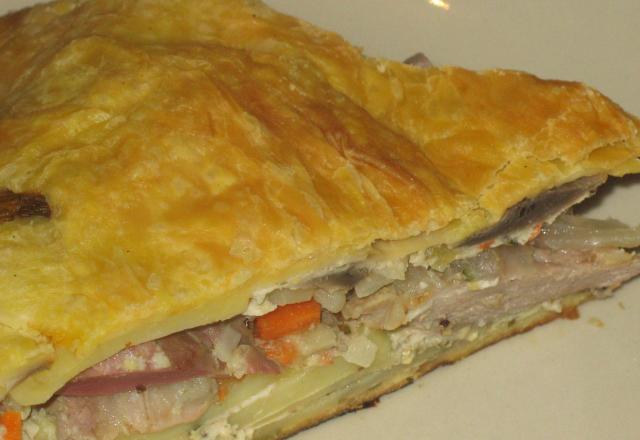 Tourte au magret et au fromage blanc