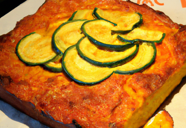 Cake courgettes et mimolette