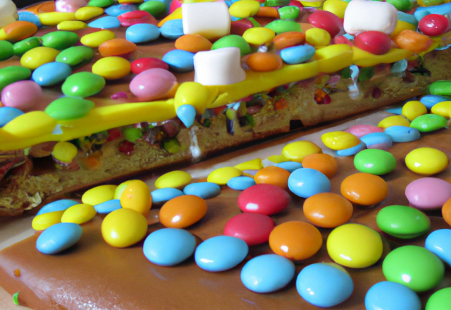 Gâteau aux Smarties