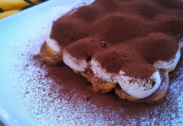 Tiramisu au chocolat blanc