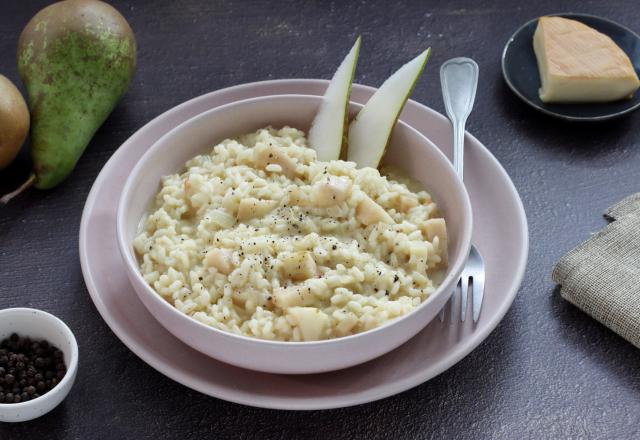 Risotto à la poire et au Munster