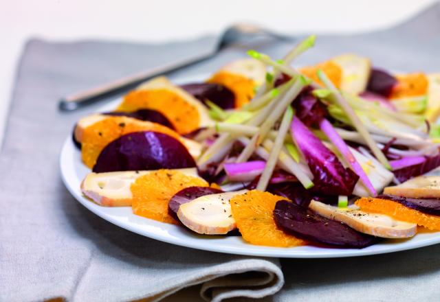 Carpaccio vitaminé au reblochon