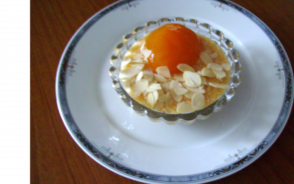 Crème d'abricots aux amandes