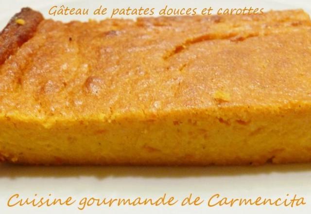 Gâteau de patates douces et carottes