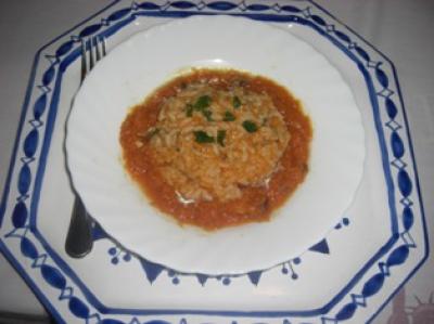 Risotto au potiron et à la sauge