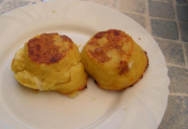 Moelleux pommes de terre, cœur de reblochon