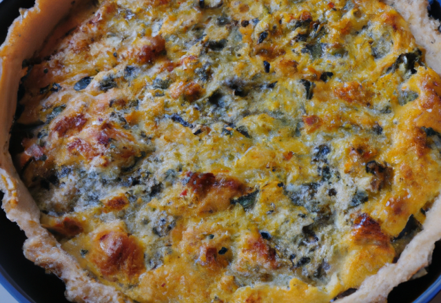 Quiche au roquefort