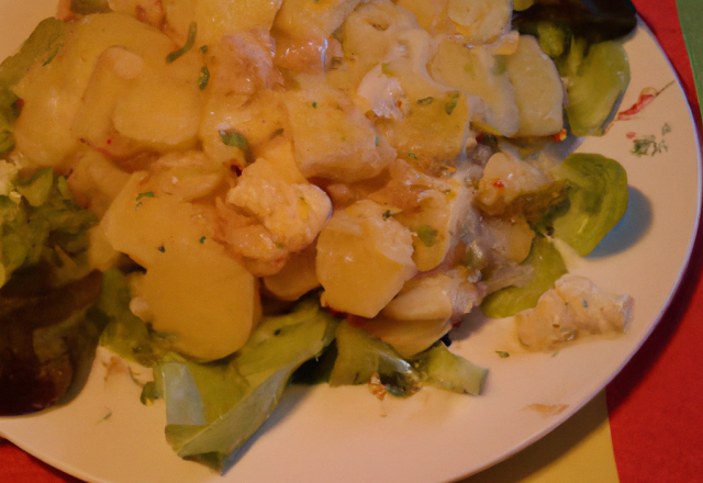 Salade de pomme de terre douce façon soul food