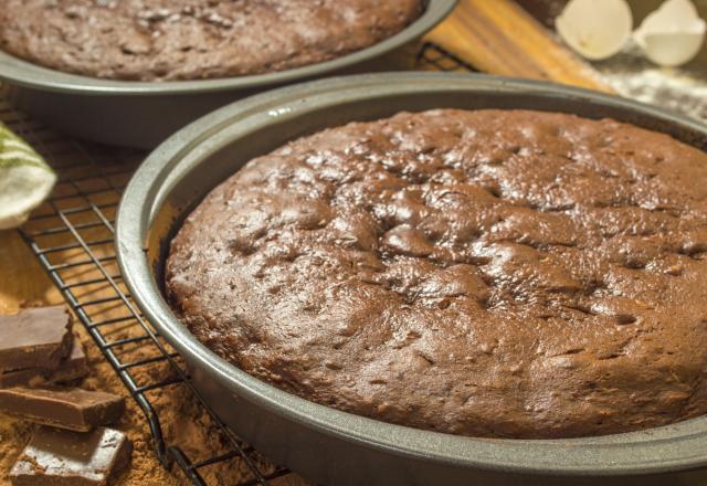 Gâteau fondant au chocolat sans beurre