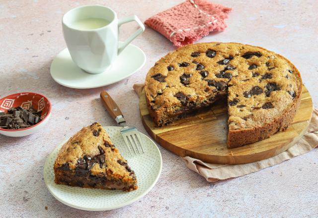 Cookie géant fourré à la pâte à tartiner