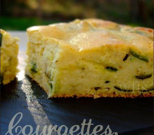 Gâteau courgettes thym citron