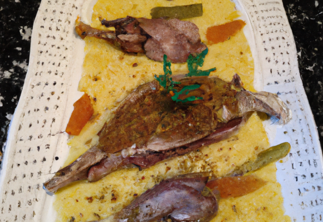 Cous de canards farçis