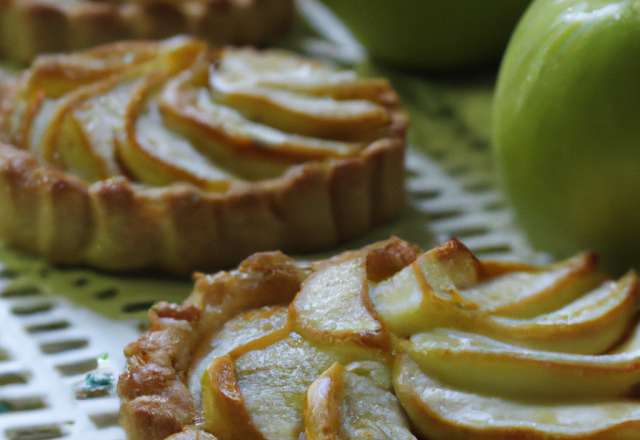 Patisserie Ventilée à la Pomme Verte