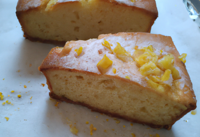 Cake au citron simple et moelleux