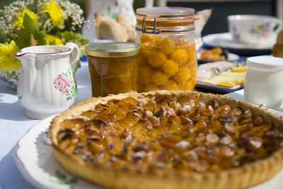 Tarte sablée aux mirabelles