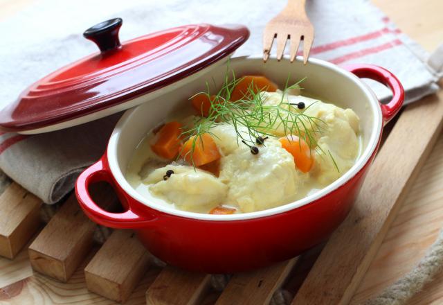 Blanquette de lotte au Cuisine Companion