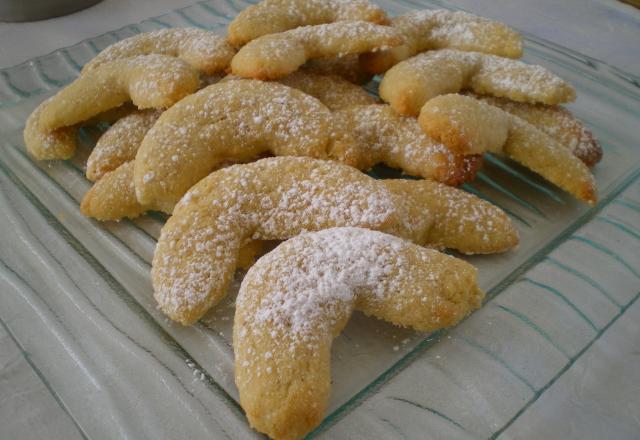 Croissants de lune à la vanille