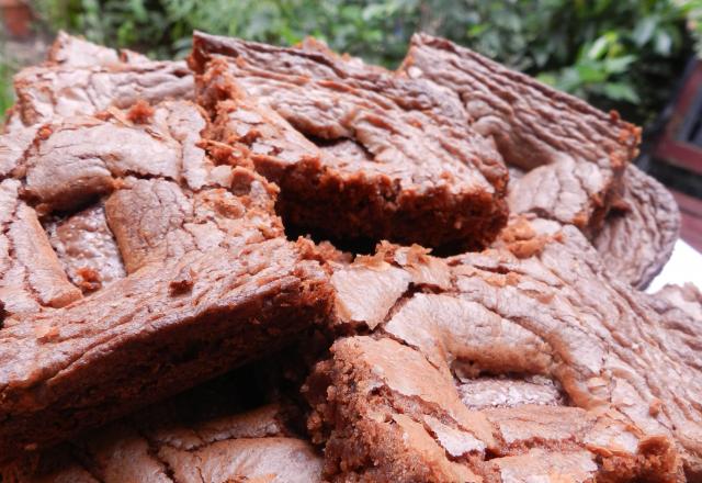 Brownies chocolat caramel aux Daims