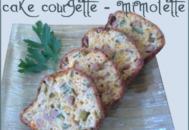 Cake courgette - mimolette