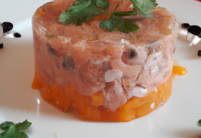 Terrine de Champerloises au tartare de saumon