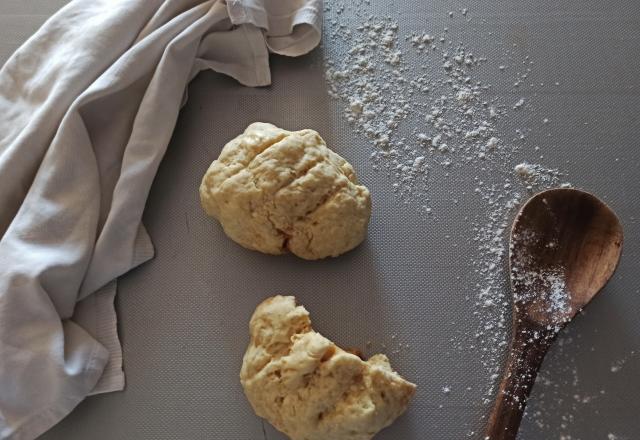 Pain au four à micro-ondes sans levure de boulanger