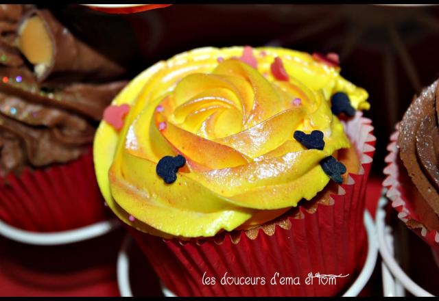 Cupcakes cœur de spéculoos