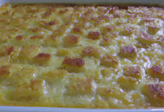 Gratin de mangues au Champagne