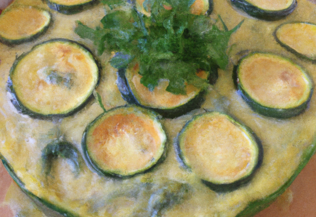 Flan de courgettes facile