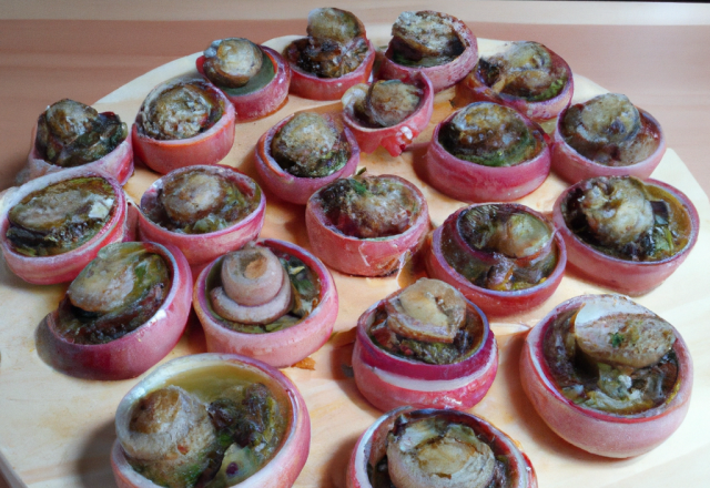 Escargots au jambon