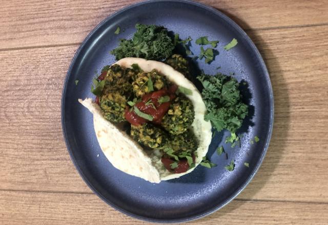 Falafels de chou kale