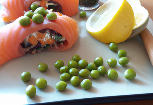 Sushi de Lentilles Vertes du Puy et saumon fumé