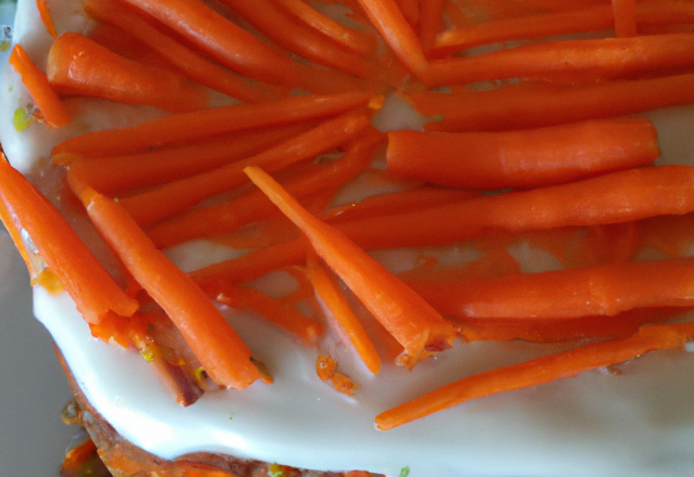 Gâteau aux carottes bio