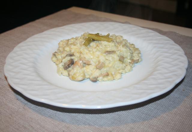 Risotto aux asperges vertes rapide