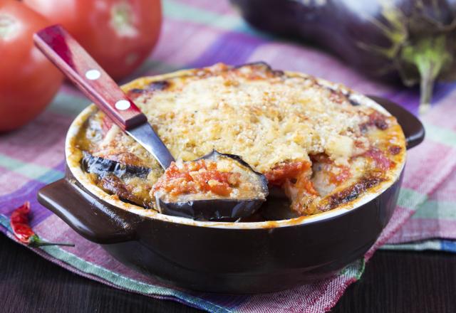 Lasagnes d'aubergines et tomates